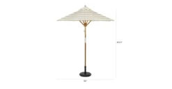 Maria Stripe Taupe Umbrella -Furniture Sales 2024 image101424