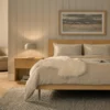 Lanna Ivory Sheepskin Throw 2 X 3