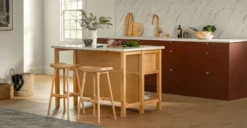 Esse Roam Tan Light Oak Counter Stool