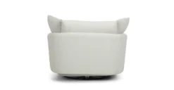 Leigh Silver Ivory Swivel Chair -Furniture Sales 2024 image103460