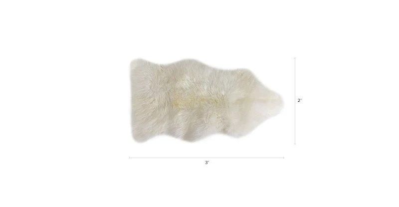Lanna Ivory Sheepskin Throw 2 x 3 Lanna Ivory Sheepskin Throw 2 X 3 -Furniture Sales 2024 image19434