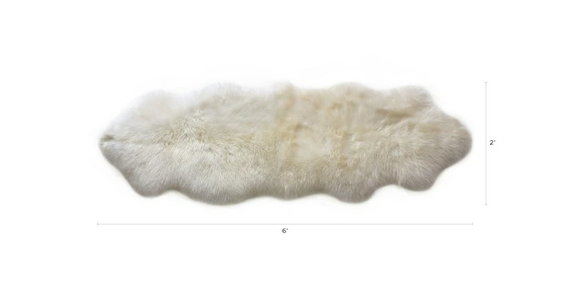 Lanna Ivory Sheepskin Throw 2 x 6 Lanna Ivory Sheepskin Throw 2 X 6 -Furniture Sales 2024 image19448