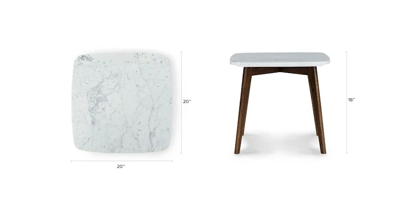 Vena Walnut Square Side Table Vena Walnut Square Side Table -Furniture Sales 2024 image30834