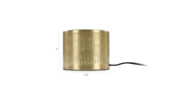 Perforate Brass Table Lamp -Furniture Sales 2024 image41906