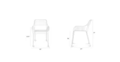 Caya Dahlia White Dining Armchair -Furniture Sales 2024 image42031