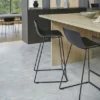 Anco Black Counter Stool