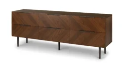 Nera Walnut 6-Drawer Low Double Dresser 2 Nera Walnut 6-Drawer Low Double Dresser -Furniture Sales 2024 image50480