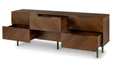 Nera Walnut 6-Drawer Low Double Dresser 3 Nera Walnut 6-Drawer Low Double Dresser -Furniture Sales 2024 image50481