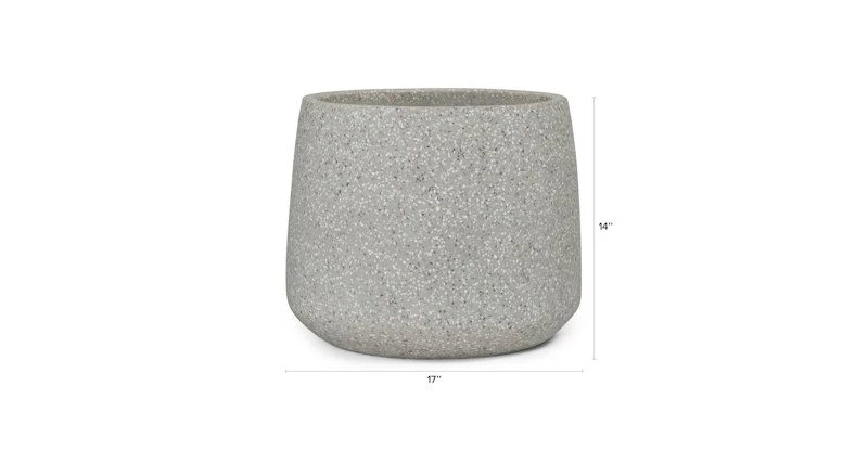 Tuva Gray Terrazzo Wide Indoor/Outdoor Planter Tuva Gray Terrazzo Wide Indoor/Outdoor Planter -Furniture Sales 2024 image51980