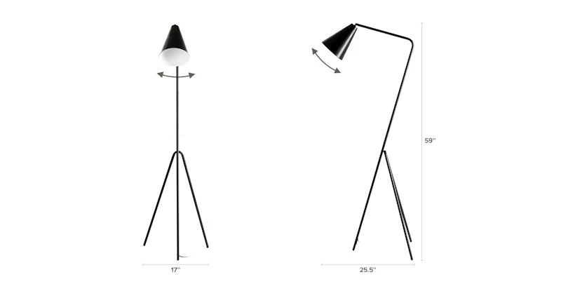 Gira Matte Black Floor Lamp Gira Matte Black Floor Lamp -Furniture Sales 2024 image53846