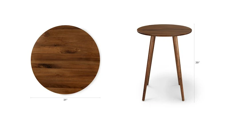 Seno Walnut 31" Round Bar Table Seno Walnut 31" Round Bar Table -Furniture Sales 2024 image56852