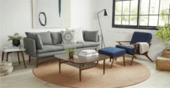 Vena Walnut Square Side Table