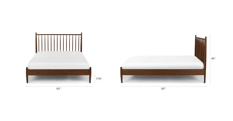 Lenia Walnut Queen Bed Lenia Walnut Queen Bed -Furniture Sales 2024 image62234