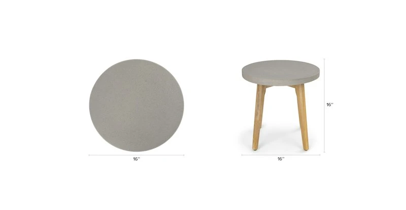 Atra Concrete Round Side Table Atra Concrete Round Side Table -Furniture Sales 2024 image65944