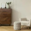 Nera Walnut 5-Drawer Chest