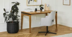 Eliseno Drizzle Gray Office Chair