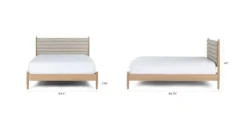 Lenia Rain Cloud Gray Oak Queen Bed -Furniture Sales 2024 image70183