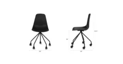 Svelti Pure Black Office Chair -Furniture Sales 2024 image71868