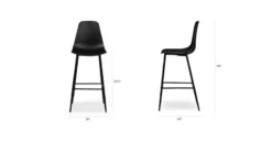 Svelti Pure Black Bar Stool 9 Svelti Pure Black Bar Stool -Furniture Sales 2024 image71913