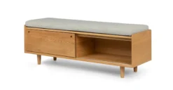 Nederin Rain Cloud Gray Oak Bench -Furniture Sales 2024 image73513