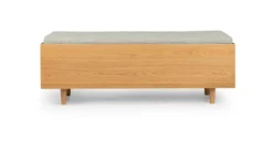 Nederin Rain Cloud Gray Oak Bench -Furniture Sales 2024 image73516