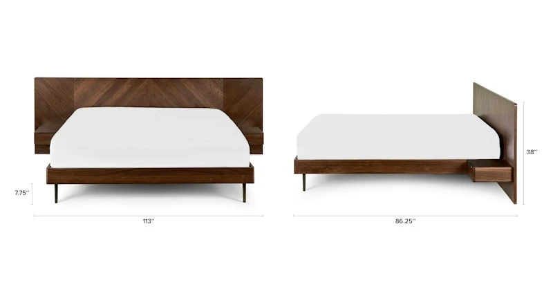 Nera Walnut California King Bed with Nightstands Nera Walnut California King Bed With Nightstands -Furniture Sales 2024 image74040