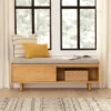 Nederin Rain Cloud Gray Oak Bench