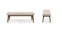 Chantel Antique Ivory 56" Bench -Furniture Sales 2024 image77689