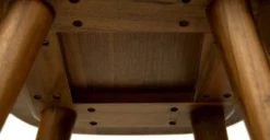 Sede Black Leather Walnut Counter Stool -Furniture Sales 2024 image80168