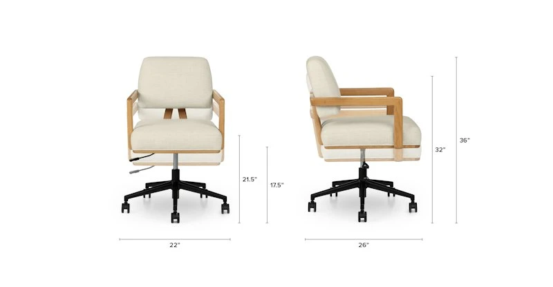 Aquila Teff Ivory Office Chair Aquila Teff Ivory Office Chair -Furniture Sales 2024 image82785