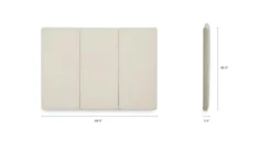 Noel Plush Pacific Taupe Queen 48" Headboard 8 Noel Plush Pacific Taupe Queen 48" Headboard -Furniture Sales 2024 image83818