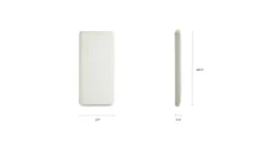 Noel Lunaria White Bouclé 48" Headboard Extension Panels 6 Noel Lunaria White Bouclé 48" Headboard Extension Panels -Furniture Sales 2024 image85157