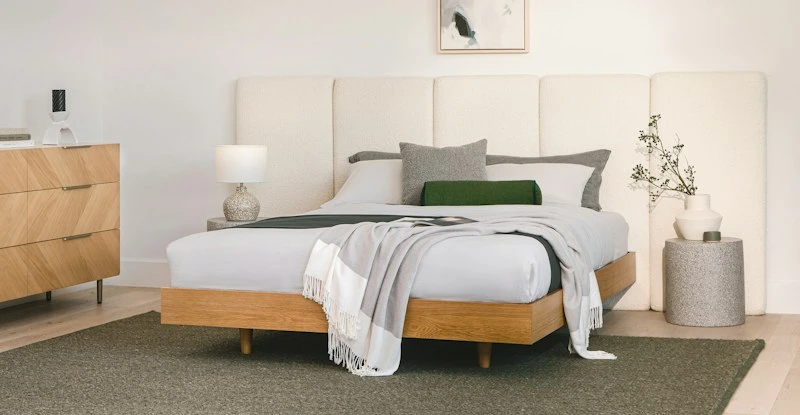 Noel Lunaria White Bouclé 48" Headboard Extension Panels Noel Lunaria White Bouclé 48" Headboard Extension Panels -Furniture Sales 2024 image85165