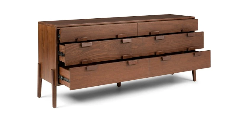 Vireo Walnut 6-Drawer Double Dresser Vireo Walnut 6-Drawer Double Dresser -Furniture Sales 2024 image85304