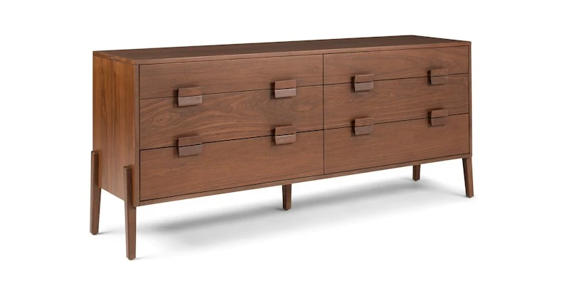 Vireo Walnut 6-Drawer Double Dresser Vireo Walnut 6-Drawer Double Dresser -Furniture Sales 2024 image85305