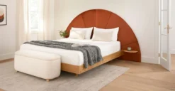 Almelo Sumac Red King Headboard