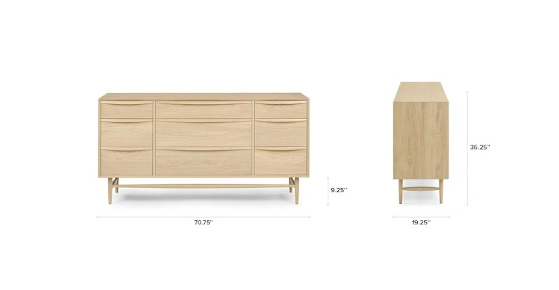 Lenia White Oak 9-Drawer Dresser Lenia White Oak 9-Drawer Dresser -Furniture Sales 2024 image85623