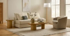 Braam Vintage White Sofa Bed