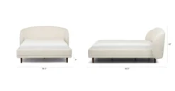 Kayra Ivory Bouclé Queen Bed 13 Kayra Ivory Bouclé Queen Bed -Furniture Sales 2024 image85733