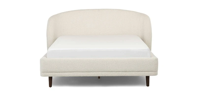 Kayra Ivory Bouclé Queen Bed Kayra Ivory Bouclé Queen Bed -Furniture Sales 2024 image85736