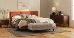 Vireo Walnut 6-Drawer Double Dresser