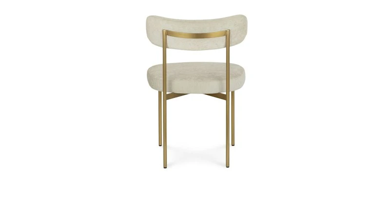 Viarsi Light Melange Gray Brass Dining Chair Viarsi Light Melange Gray Brass Dining Chair -Furniture Sales 2024 image85924