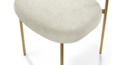 Viarsi Light Melange Gray Brass Dining Chair 4 Viarsi Light Melange Gray Brass Dining Chair -Furniture Sales 2024 image85926