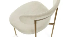 Viarsi Light Melange Gray Brass Dining Chair 5 Viarsi Light Melange Gray Brass Dining Chair -Furniture Sales 2024 image85927