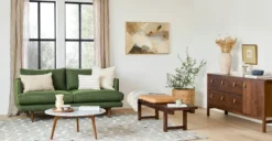 Burrard Forest Green Loveseat