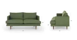 Burrard Forest Green Loveseat 8 Burrard Forest Green Loveseat -Furniture Sales 2024 image86825