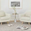 Gabriola Ivory Bouclé Lounge Chair