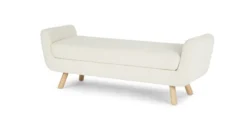 Gabriola Ivory Bouclé Bench 3 Gabriola Ivory Bouclé Bench -Furniture Sales 2024 image89238