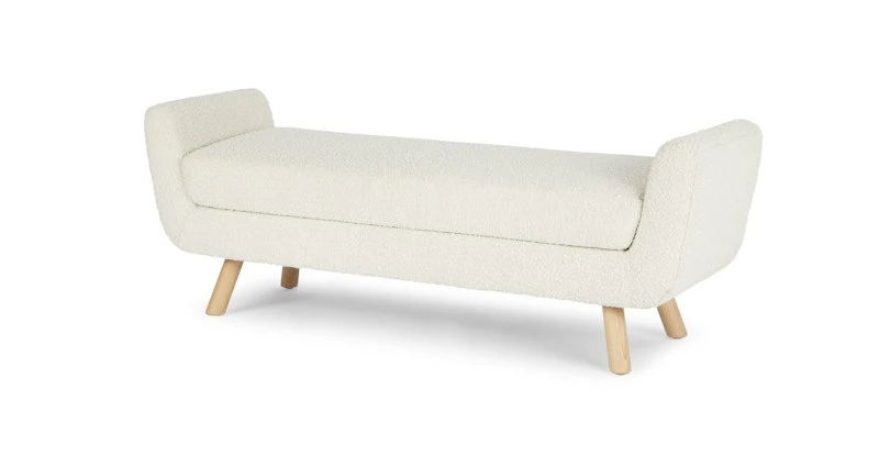 Gabriola Ivory Bouclé Bench Gabriola Ivory Bouclé Bench -Furniture Sales 2024 image89238