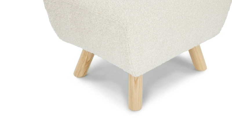 Gabriola Ivory Bouclé Ottoman Gabriola Ivory Bouclé Ottoman -Furniture Sales 2024 image89282
